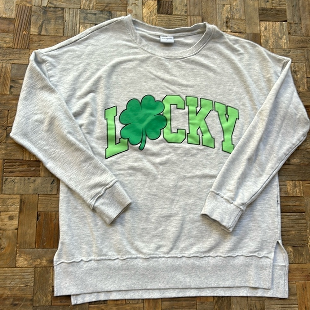 Bums & Roses Lucky Natural Bamboo Sweatshirt